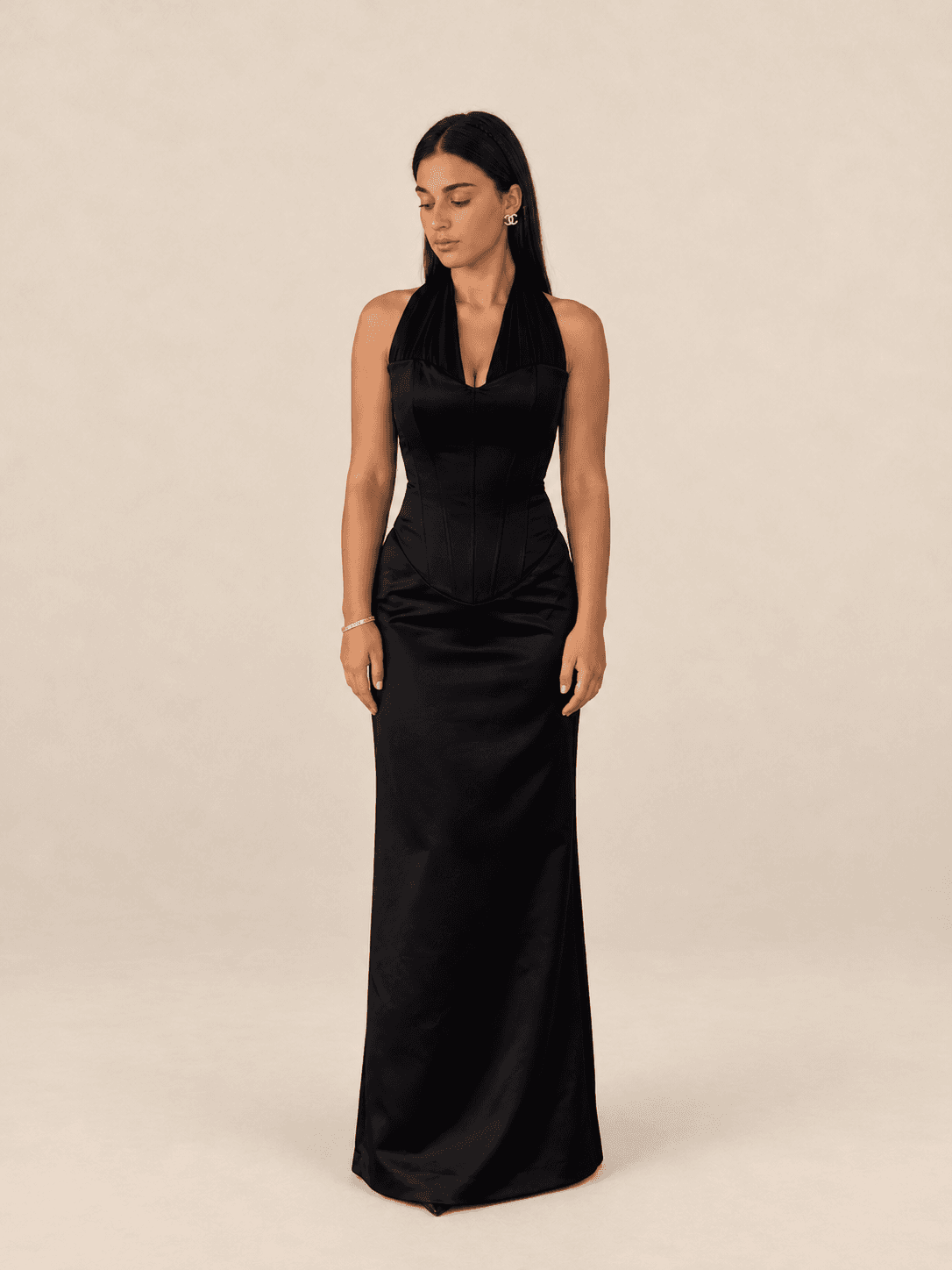 Olive Leaf dress — look 02